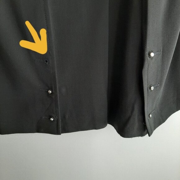 ESCADA Wool Blend Trousers Dress Pants Neutral Black Sz M | Eur 40 Flawed - Picture 11 of 16